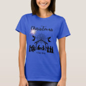 Ware verhaal Christelijke Kerstmis Geboorte Jesus T-shirt (Voorkant)