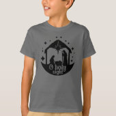 Ware verhaal Geboorte Kerstmis Jongen Meisje Kind T-shirt (Voorkant)