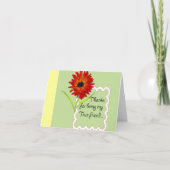 ware vriend bedankkaart (Voorkant)