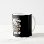 Ware Vriend Labrador Hond Koffiemok (Voorkant rechts)