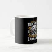 Ware Vriend Labrador Hond Koffiemok (Voorkant links)