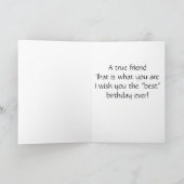 WARE VRIENDSCHAP ***GELUKKIGE VERJAARDAG*** KAART (Binnen)