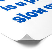 ware vriendschap is een Plant van trage groeivrien Poster (Hoek)