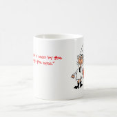 Ware vriendschap wordt gezien door het hart mok (Center)