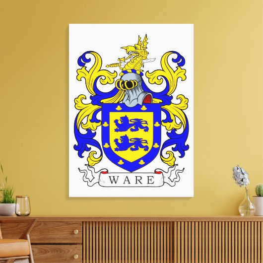 Ware Wapen van Wapen I Canvas Afdruk (Insitu (Woonkamer))