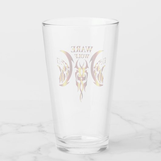 Ware Wolf Drinkware Glas (Achterkant)