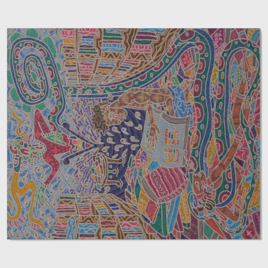 Ware woorden in de bibliotheek cadeaupapier (Vlak)