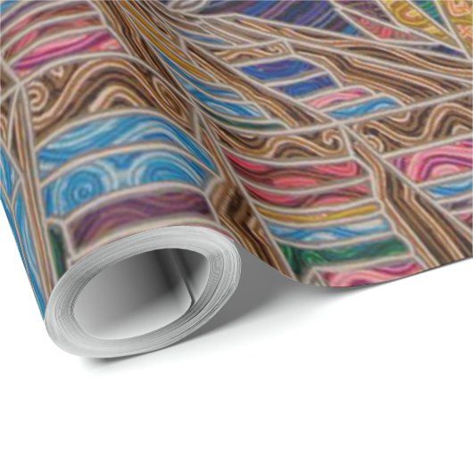 Ware woorden in de bibliotheek cadeaupapier (Rol Hoek)