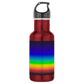 Ware zonnestralingsspectrum waterfles  (Voorkant)
