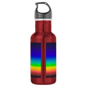 Ware zonnestralingsspectrum waterfles  (Achterkant)