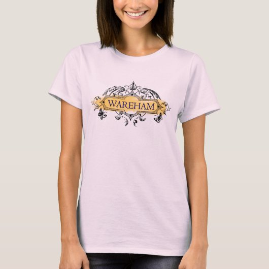 Wareham Book Stamp Ladies T-shirt (Voorkant)