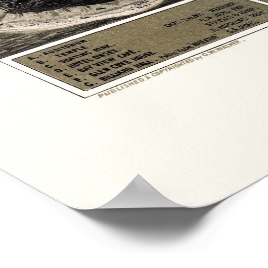 Wareham, MA Panoramic Map - 1885 Poster (Hoek)