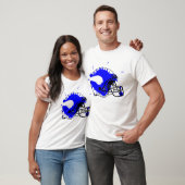 Wareham Vikings Splash Helmet T-shirt (Unisex)