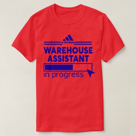 WAREHOUSE ASSISTANT T-SHIRT (Design voorkant)