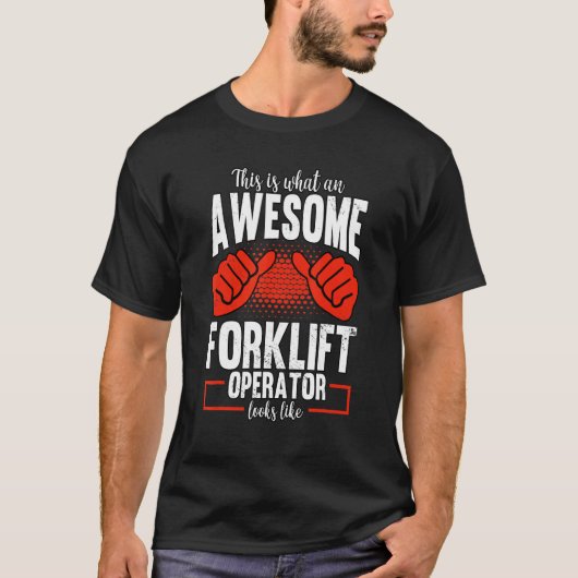 Warehouse Forklift Driver T-shirt (Voorkant)