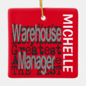 Warehouse Manager Extraordinaire CUSTOM Keramisch Ornament (Voorkant)