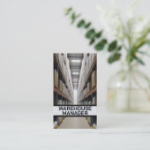 Warehouse Manager Visitekaartje (Staand voorkant)