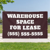 Warehouse Space for Lease Banner (Buitenkant)