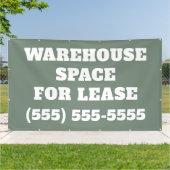 Warehouse Space for Lease Banner (Buitenkant)