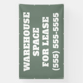 Warehouse Space for Lease Banner (Verticaal)