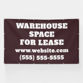 Warehouse Space Lease Banner (Horizontaal)