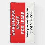 Warehouse Space Lease Banner (Verticaal)