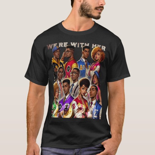 Waren bij haar t-shirt (Voorkant)