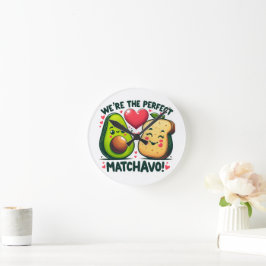 Waren de Perfecte Matchavo Schattige Koppels Ronde Klok