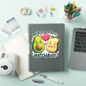 Waren de Perfecte Matchavo Schattige Koppels Sticker (iPad Cover)