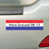 waren genaaid 08 bumpersticker (Op auto)