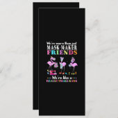 Waren meer dan alleen vrienden van de maskerbakker kaart (Voorkant / Achterkant)