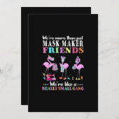 Waren meer dan alleen vrienden van de maskermaker  kaart (Voorkant / Achterkant)