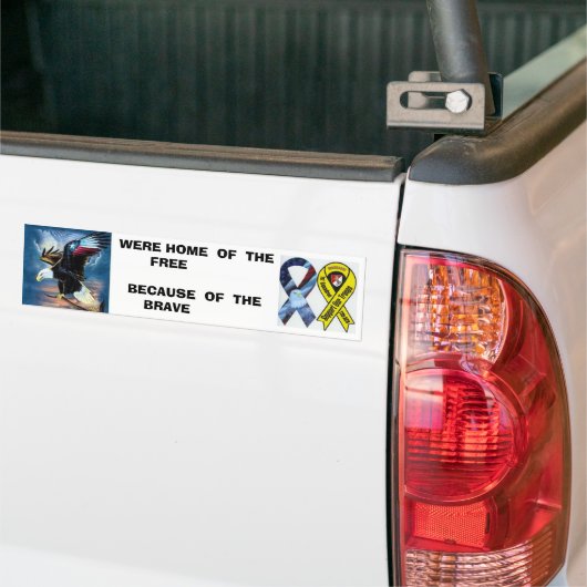 WAREN THUIS VAN DE... BUMPERSTICKER (Op Truck)