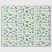  warenhuis geschenken Mint Green Cadeaupapier (Vlak)