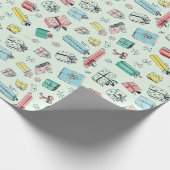 warenhuis geschenken Mint Green Cadeaupapier (Hoek)