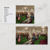 Warenhuis - Het Edwardiaanse Warenhuis Visitekaartje (Voorkant / Achterkant)