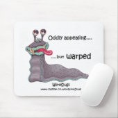 WarenSlug - onbeleefd aantrekkelijk maar verward Muismat (Met muis)