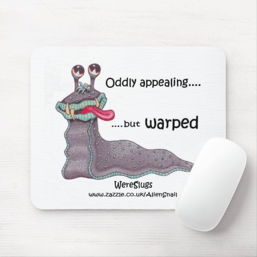 WarenSlug - onbeleefd aantrekkelijk maar verward Muismat (Met muis)
