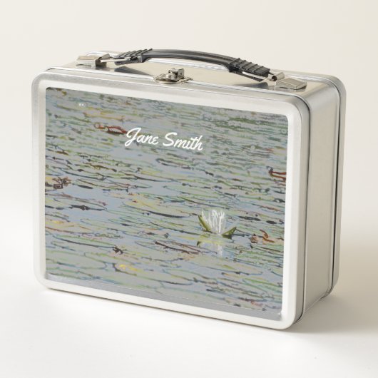 Warerlily Pond Lake Flower I Lunch Box (Voorkant)
