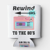 waRewind Terug naar de jaren 80 Blikjeskoeler (Achterkant)