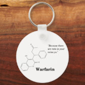 Warfarine (Blood Thinner) Sleutelhanger (Voorkant)