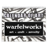 Warfelworks Kunstkalender voor 2025 Kalender (Hoes)
