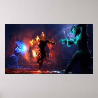 Warframe fan art poster