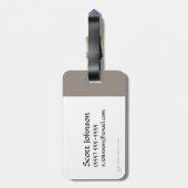 Warg Movie-pictogram Bagagelabel (Achterkant verticaal)