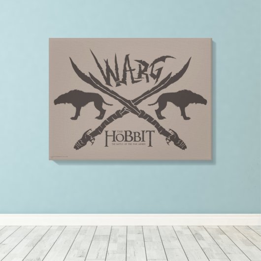 Warg Movie-pictogram Canvas Afdruk (Insitu (Houten vloer))