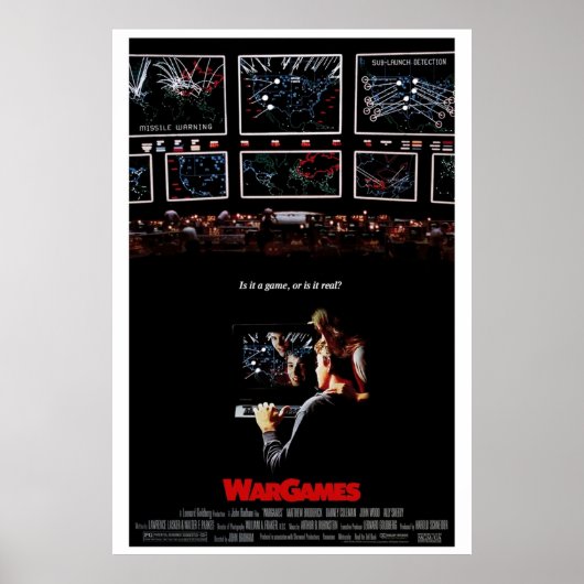 WarGames 1983 Poster (Voorkant)