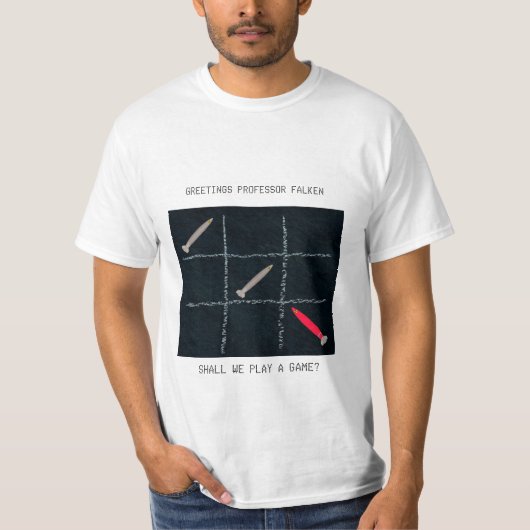 Wargames Tribute T-Shirt (wit ontwerp) (Voorkant)