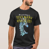 Wargingroleplay te veel miniatuur Wargamer T-shirt (Voorkant)