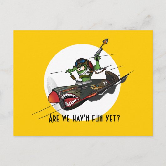 Warhawk Briefkaart (Voorkant)