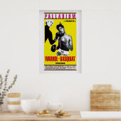 Warhol Basquiat tentoonstelling poster vintage kun (Keuken)